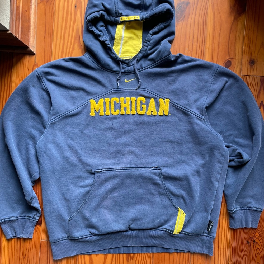 Nike Blue Michigan Hoodie
